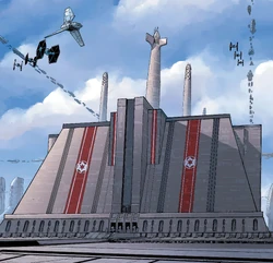 Darth Sidious convirtió el antiguo Templo Jedi en el Palacio Imperial durante su reinado como Emperador Galáctico.
