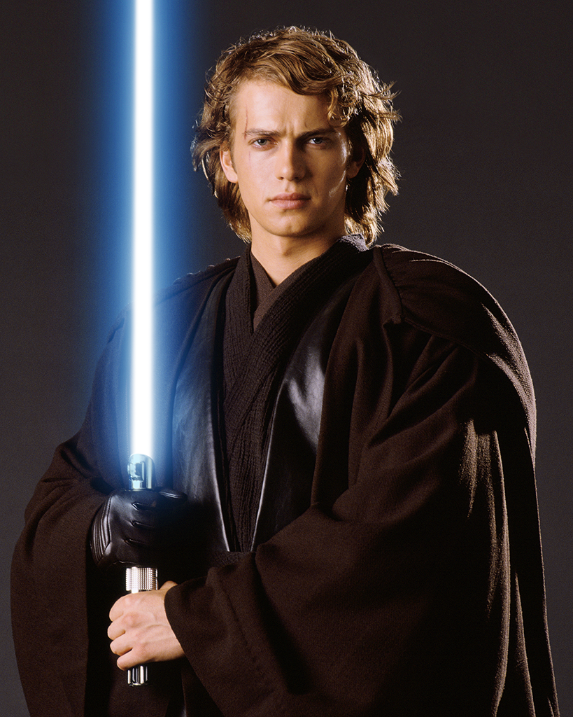  Star Wars Episodio 3 - Sable láser electrónico Anakin Skywalker  : Juguetes y Juegos