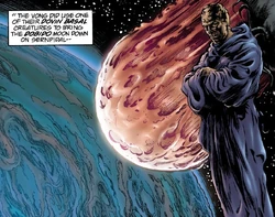 La , el primer mundo del  en ser devastado por los .