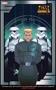 Cubierta variante de revelación del 10 aniversario de Star Wars Rebels de Caspar Wijngaard