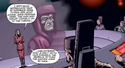 La muerte de Palpatine dividió el Consejo entre el Gran Visir Sate Pestage y el Círculo Regente del Emperador.