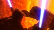 Duelo en Mustafar