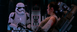 Rey and Stormtrooper