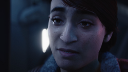 Zay cries for her mother