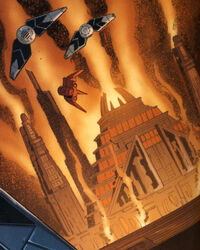 El Templo Sith bajo  del 