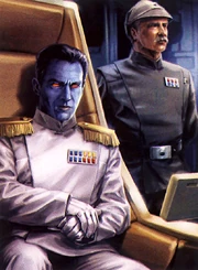 Thrawn y Gilad Pellaeon en el Quimera.