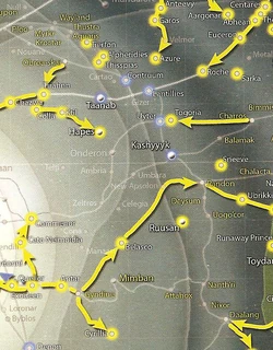 Partes del , la  y el  atacadas por los .