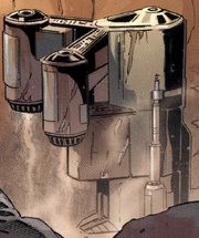 Una GPE-7300 en configuración de aterrizaje.