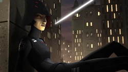 La Séptima Hermana derrotada por Ahsoka Tano.