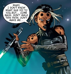 Jeisel durante el ataque en la hacienda de Bulq.