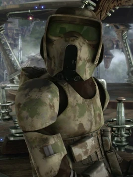 Unidentified clone swamp trooper