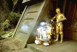 Artoo blasted on Endor