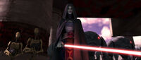 Ventress en Teth