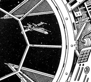 Front right view from TIE interceptor