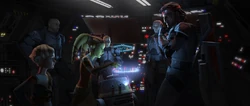 Hera Syndulla convence al Lote Malo para que rescate a su familia.