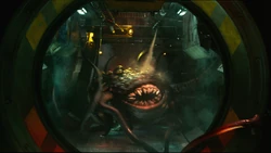 Un rathtar desbocado a bordo del Eravana.