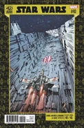 Cubierta variante del 40 aniversario de Star Wars de Daniel Warren Johnson & Mike Spicer
