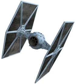 Un caza TIE reforzado con titanio.