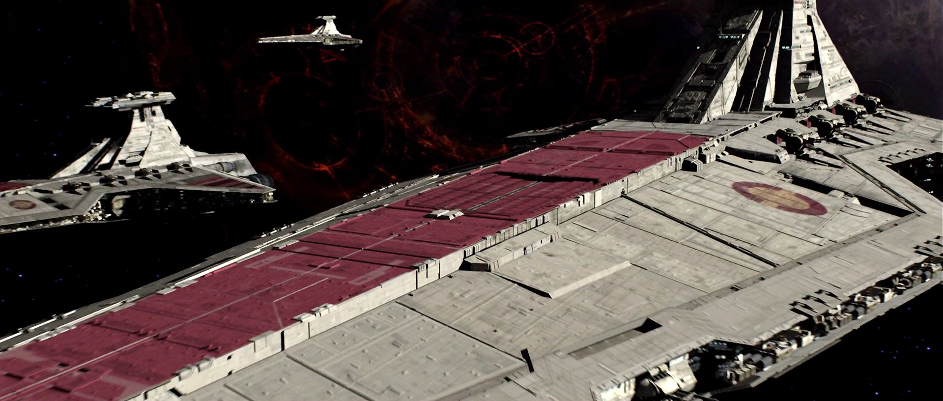 Star Wars : Une reproduction géante du vaisseau spatial Venator