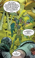 Bog y Posla trabajan para Aphra en Skako Minor.