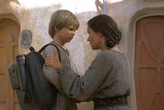 Shmi y Anakin