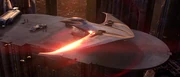 El esquife estelar de Padmé Amidala en .