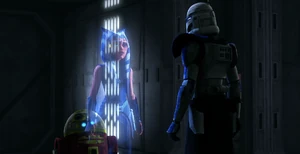 Ahsoka ruega a Rex que le permita ayudarle.