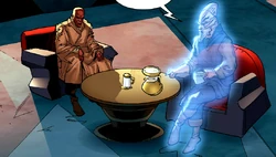 Ki-Adi-Mundo conversando con Mace Windu.