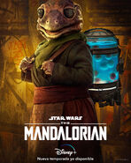 Frog Lady The Mandalorian S2 PosterES