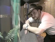 Devin checks out the exhibits