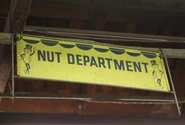Mr. Peanut sign at Luckenbach, TX