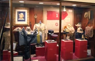 Roosevelt memorabilia on display at the Menger Hotel