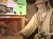 Checking in on the restaurant's rattlesnake