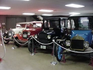 A collection of antique cars