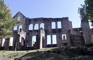 Castle ruins at the park
