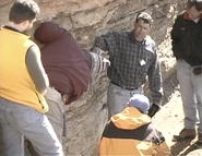 At an outcrop with students