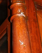 Historic bullet holes