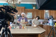 Filming Geology Kitchen