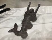Mermaid boot jack at the Cattle Raisers Museum in Fort Worth