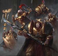 Hermanas silencio y adeptus custodes