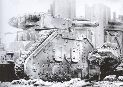 Leman Russ Exterminator (Blanco y Negro)