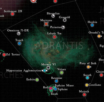 Mapa nebulosa adrantis