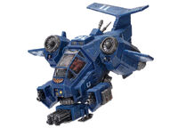 Cañonera Stormtalon (Ultramarines), armada con Bólteres Pesados acoplados.