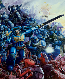 Marines ultramarines batalla macragge color