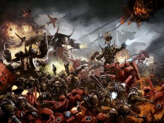 Orkos klan goff vs tau