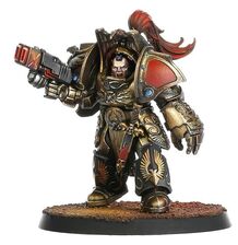 Custodes equipado con un destructor Adráthico