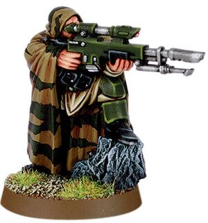 Miniatura guardia cadia francotirador