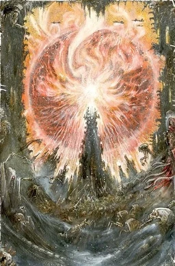 Astronomicón iluminando sala trono