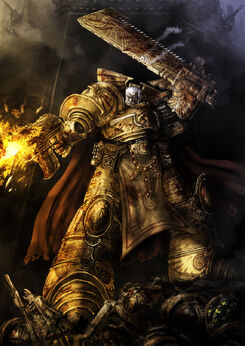 Rogal Dorn en medio de un combate.jpg