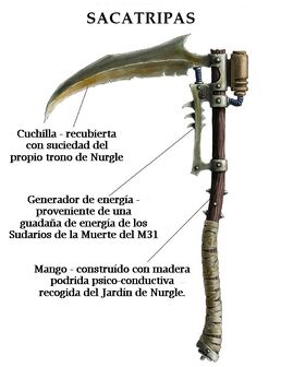 Arma guadaña typhus